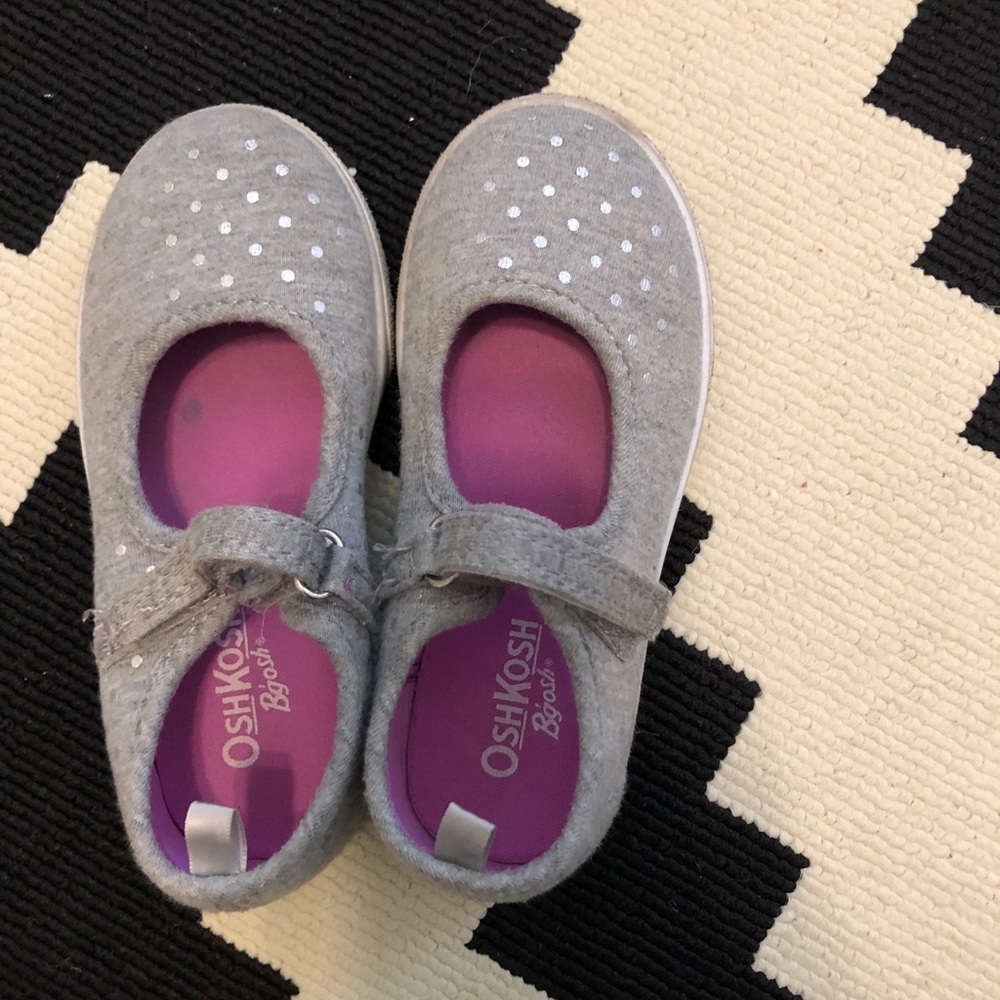 Grey osh kosh sneakers. Size 9